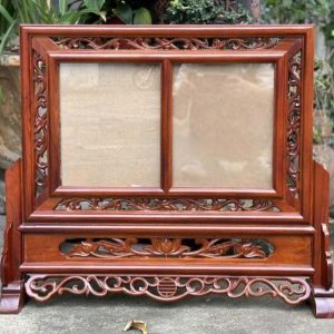 Khung ảnh đôi 20x30 gỗ hương BTĐ830
