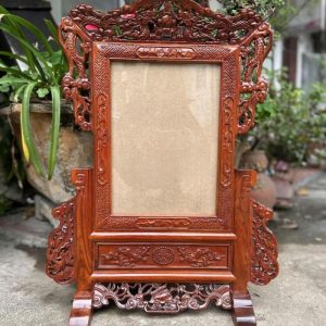Khung ảnh rồng 20x30 gỗ hương BTĐ828