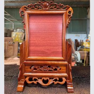 KA 30x40 hoa lá tây gỗ hương BTĐ850