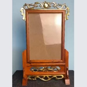 KA 25x35 hoa lá tây gỗ hương BTĐ846