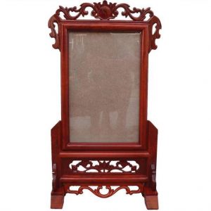 KA 20x30 hoa lá tây gỗ hương BTĐ840