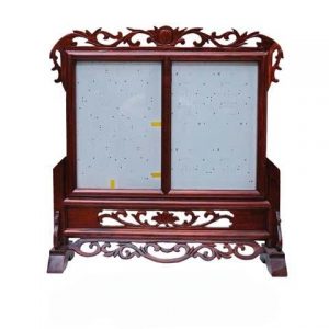 KA đôi 20x30 hoa lá tây gỗ hương BTĐ838