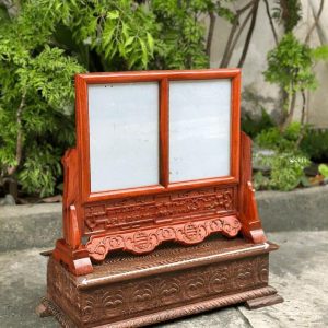 Khung ảnh đôi 18x24 gỗ hương BTĐ824