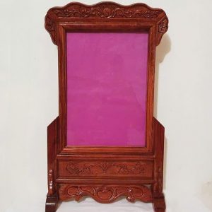 KA 20x30 hoa lá tây gỗ hương BTĐ836